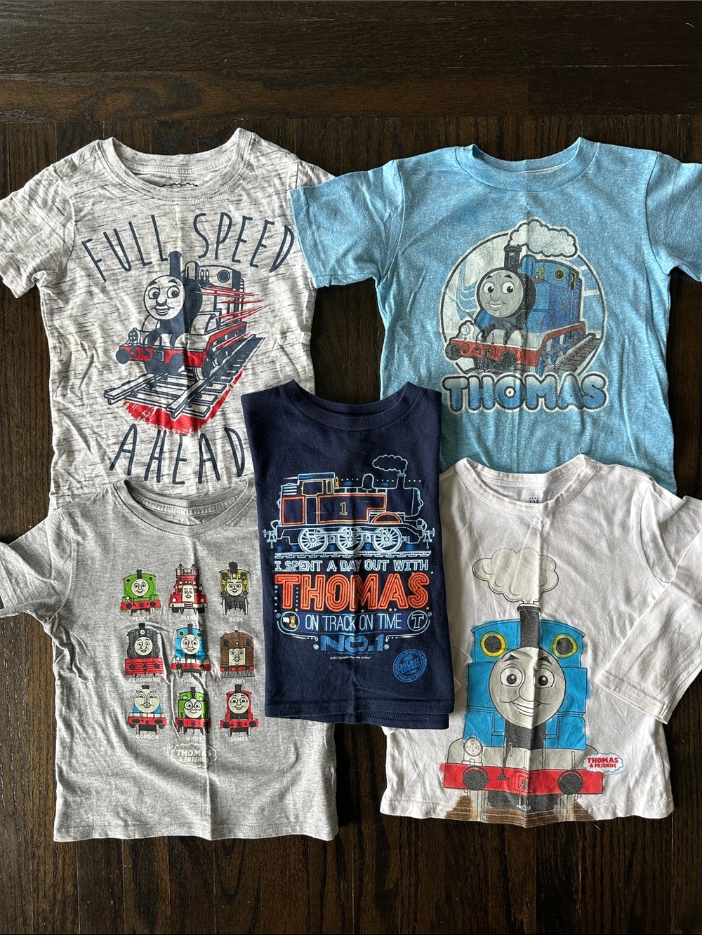 (5) Thomas The Train Shirt Lot 3T